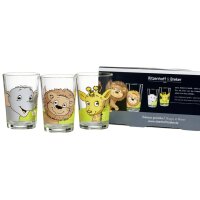 Ritzenhoff & Breker Verre ANIMAUX DAFRIQUE, set de 3