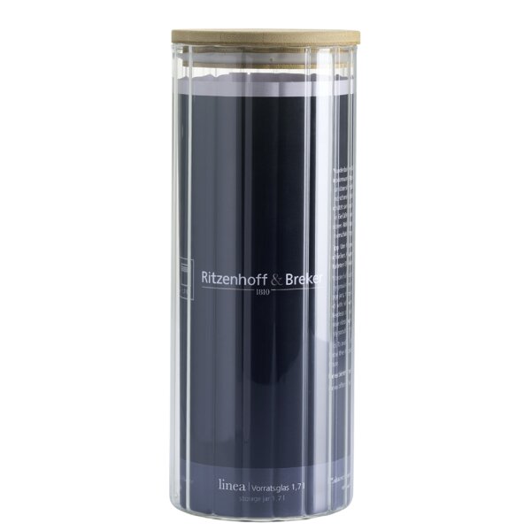 Ritzenhoff &amp; Breker Vorratsglas LINEA, rund, 0,9 Liter