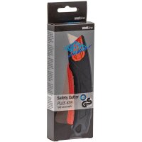 WEDO Safety-Cutter PLUS 839, Klinge: 19 mm, schwarz rot