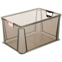 keeeper Boîte de rangement luis, 64 L, gris...