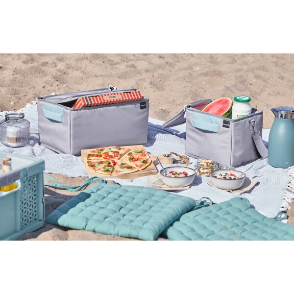 keeeper Organiseur de courses nea, taille L, gris/bleu eau