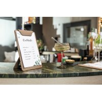 sigel Porte-menu à pince, A5, noir