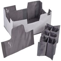 keeeper Set organiseur de courses neo, taille XL, graphite