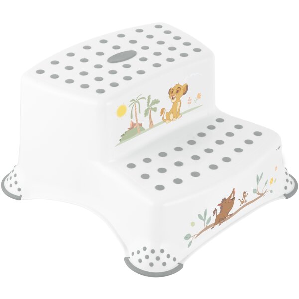 keeeper kids Marchepied igor lion king, 2 niveaux, blanc