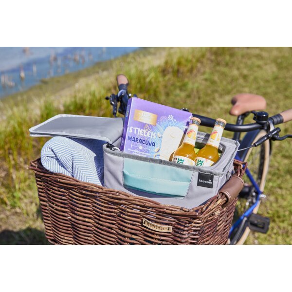 keeeper Set organiseur de courses nea, XL, gris/bleu deau