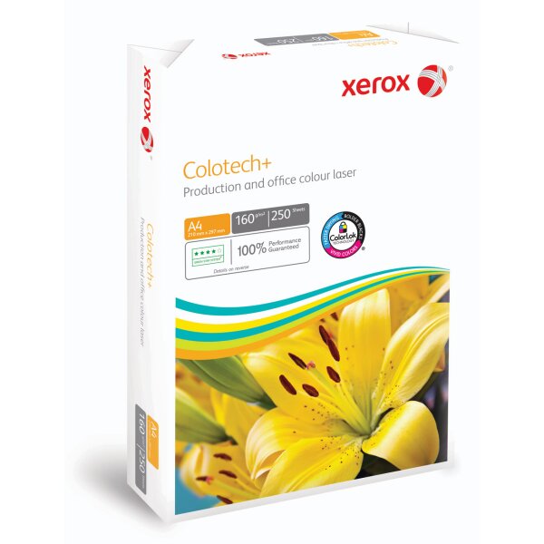 XEROX Colotech+ Farblaserpapier weiss A4 160g - 1 Palette (50000 Blatt)