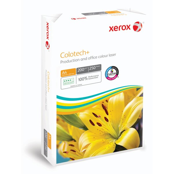 XEROX Colotech+ Farblaserpapier weiss A4 200g - 1 Palette (40000 Blatt)