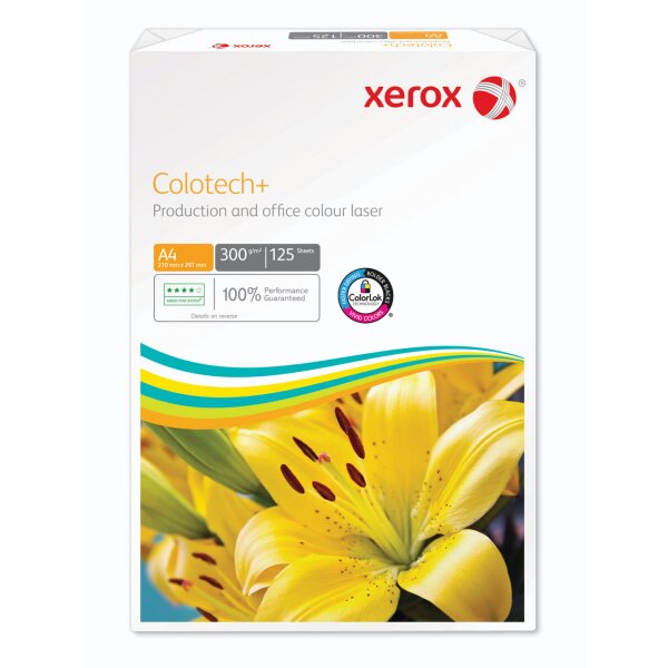XEROX Colotech+ Farblaserpapier weiss A4 300g - 1 Palette (24000 Blatt)