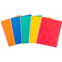 NOVOOO Spiralheft ass. 17.5×22cm 729782 liniert,...