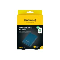 INTENSO Powerbank XS5000, petrol 7313527 5000 mAh, USB-A,...