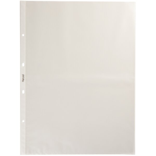 HETZEL Prospekthülle Standard, A3 hoch, PP, genarbt, 0,08 mm