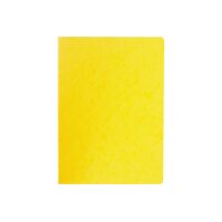 NOVOOO Pressspanheft gelb A4 729790 4mm kariert, 80g 48...