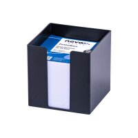 NOVOOO Zettelbox 731143 schwarz 9x9x9cm