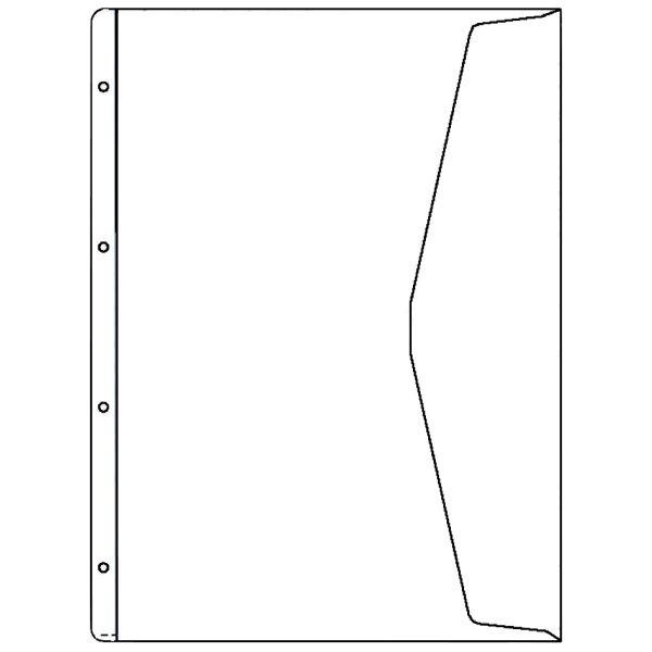 HETZEL Pochette pour documents, A4 ultra large, PVC, 0,13 mm