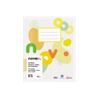 NOVOOO Schulheft E5 729761 4mm kariert mit Rand 90g