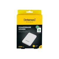 INTENSO Powerbank XS5000, white 7313522 5000 mAh, USB-A,...