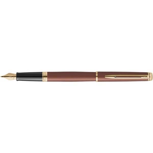 WATERMAN Stylo plume Hémisphère M 2217947 Understated Ed. Metal Copper