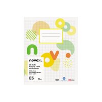 NOVOOO Schulheft E5 729763 5mm kariert mit Rand 90g