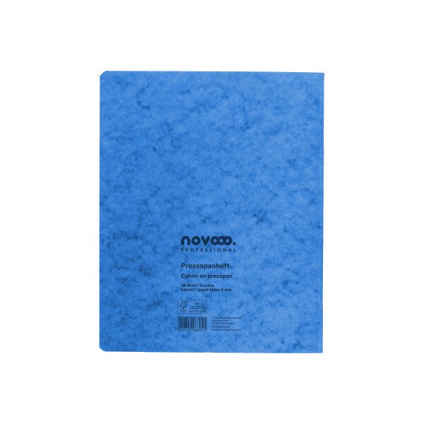 NOVOOO Cahier assortis 17.5&times;22cm 729789 5mm quadrill&eacute;, 80g 48 flls.