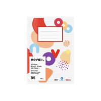 NOVOOO Schulheft B5 729773 9mm liniert mit Rand 90g