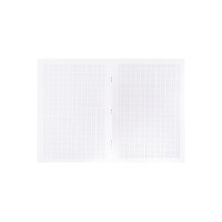 NOVOOO Schulheft A4 729757 4mm kariert mit Rand 90g