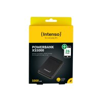 INTENSO Powerbank XS5000, black 7313520 5000 mAh, USB-A,...