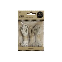 I AM CREATIVE Jutebänder 2.5m 4087.12 assortiert 3...