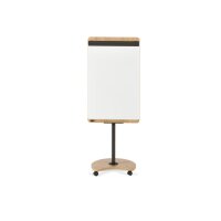 BEREC Flipchart Design Mobil NAT0618 Holz auf Rollen...