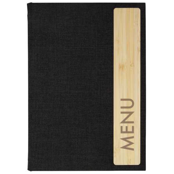 sigel Chemise pour menu avec sérigraphie, A5, gris foncé