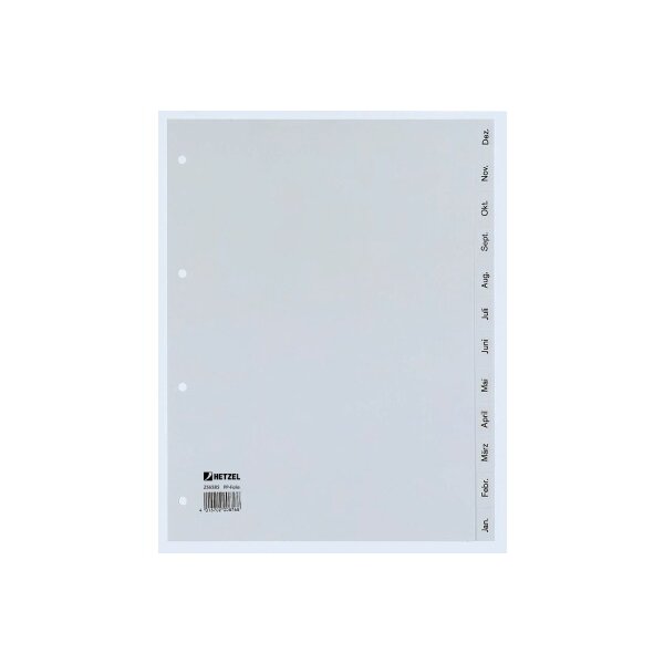 HETZEL R&eacute;pertoires PP A4 25658581 gris Dez-Jan AL