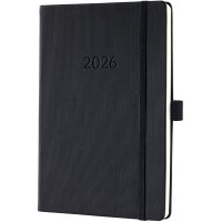 sigel Agenda planning Conceptum 2026, env. A5, noir
