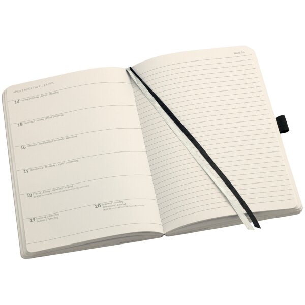 sigel Buchkalender Conceptum 2027, ca. DIN A5, schwarz