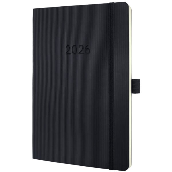 sigel Agenda planning Conceptum 2026, env. A5, noir