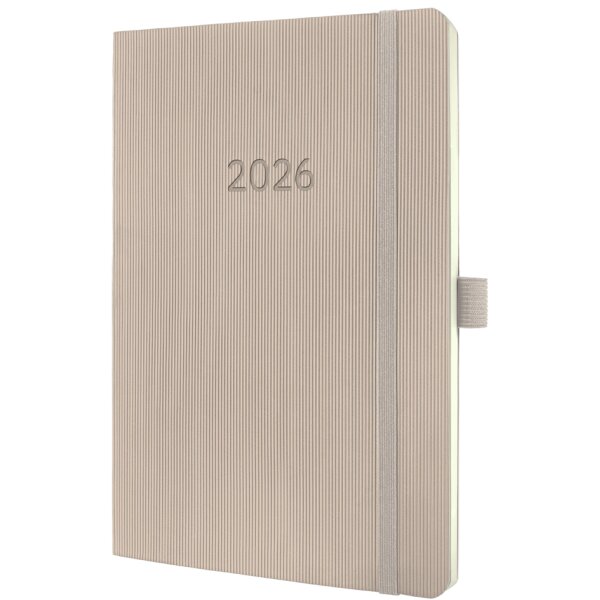 sigel Agenda planning Conceptum 2026, env. A5, taupe