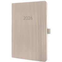 sigel Buchkalender Conceptum 2026, ca. DIN A5, taupe