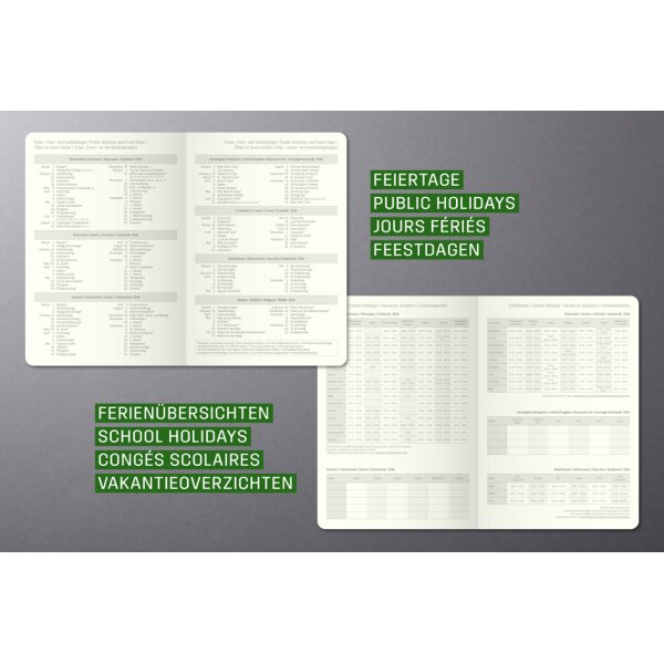 sigel Agenda de poche Conceptum 2026, env. A6, noir