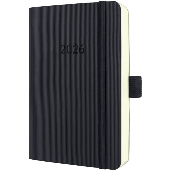 sigel Agenda de poche Conceptum 2026, env. A6, noir