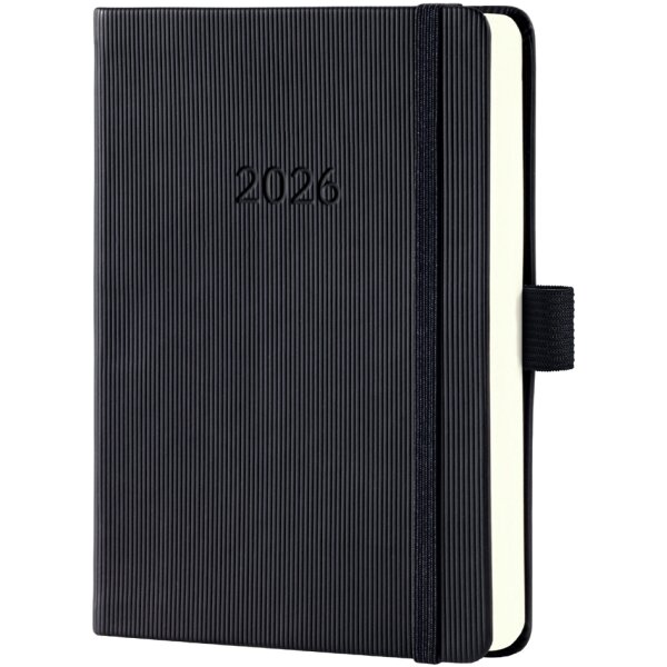 sigel Agenda de poche Conceptum 2026, env. A6, noir