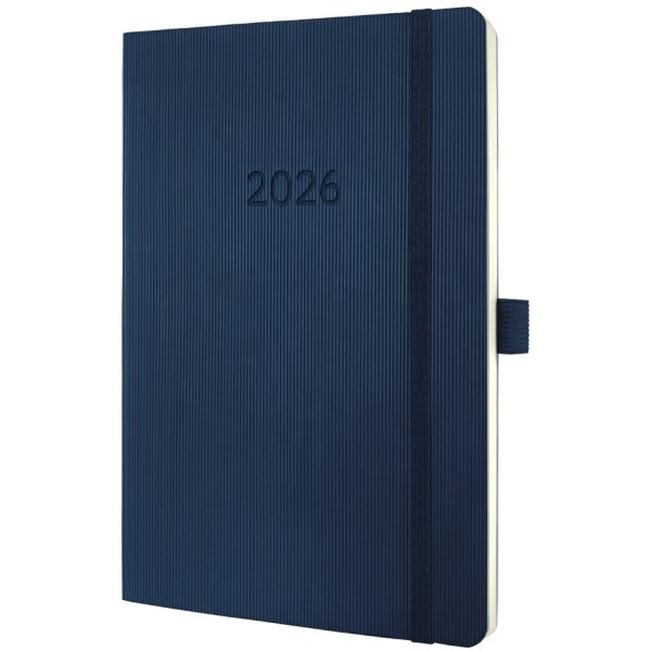 sigel Buchkalender Conceptum 2026, ca. DIN A5, grau