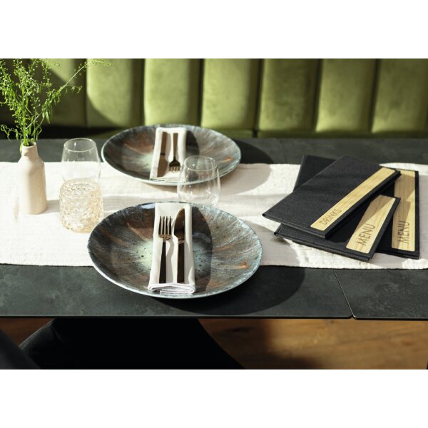 sigel Pochette double pour carte de boissons, transparent