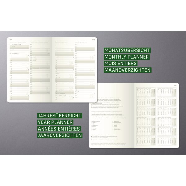 sigel Taschenkalender Conceptum 2027, ca. DIN A6, schwarz