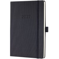 sigel Buchkalender Conceptum 2027, ca. DIN A5, schwarz