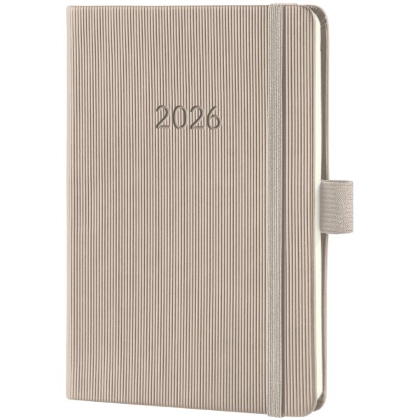 sigel Agenda de poche Conceptum 2026, env. A6, taupe
