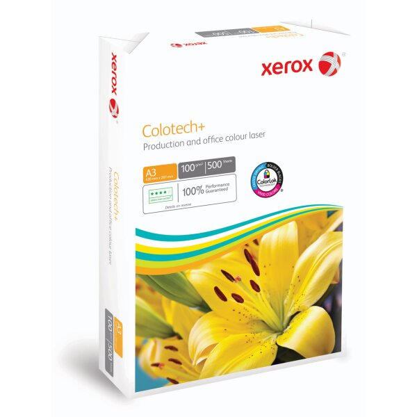 XEROX Colotech+ Farblaserpapier weiss A3 100g - 1 Palette (32000 Blatt)