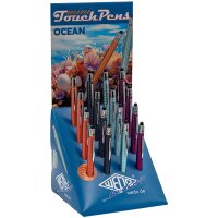 WEDO Stylet 2 en 1 mini OCEAN, présentoir de 16