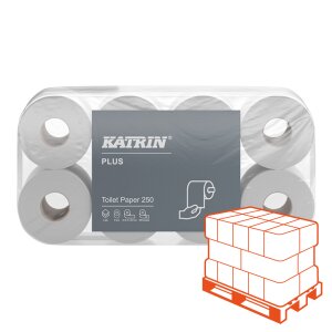 KATRIN Plus Papier de toilette blanc, 3 couches, 250...