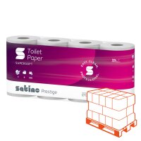 SATINO Prestige Toilettenpapier hochweiss, 3-lagig, 150...