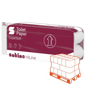 SATINO HiLine Papier de toilette extra blanc, 4 couches,...