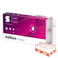 SATINO Prestige Toilettenpapier hochweiss, 4-lagig, 150...