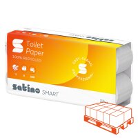 SATINO Smart Recycling Toilettenpapier hochweiss,...